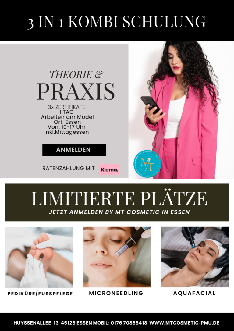 Praxisnahe Ausbildung in Essen-Kosmetik und Fußpflege bei MT Kosmetikschule in Essen – beliebt bei Teilnehmern aus Mainz, Mannheim und Wiesbaden